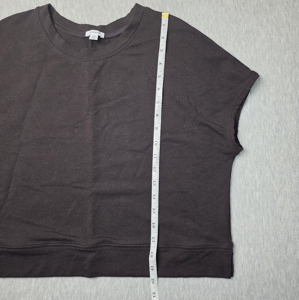Cuyana Boxy Women's Chocolate Brown Top Sustainable Size Small - Picture 6 of 6